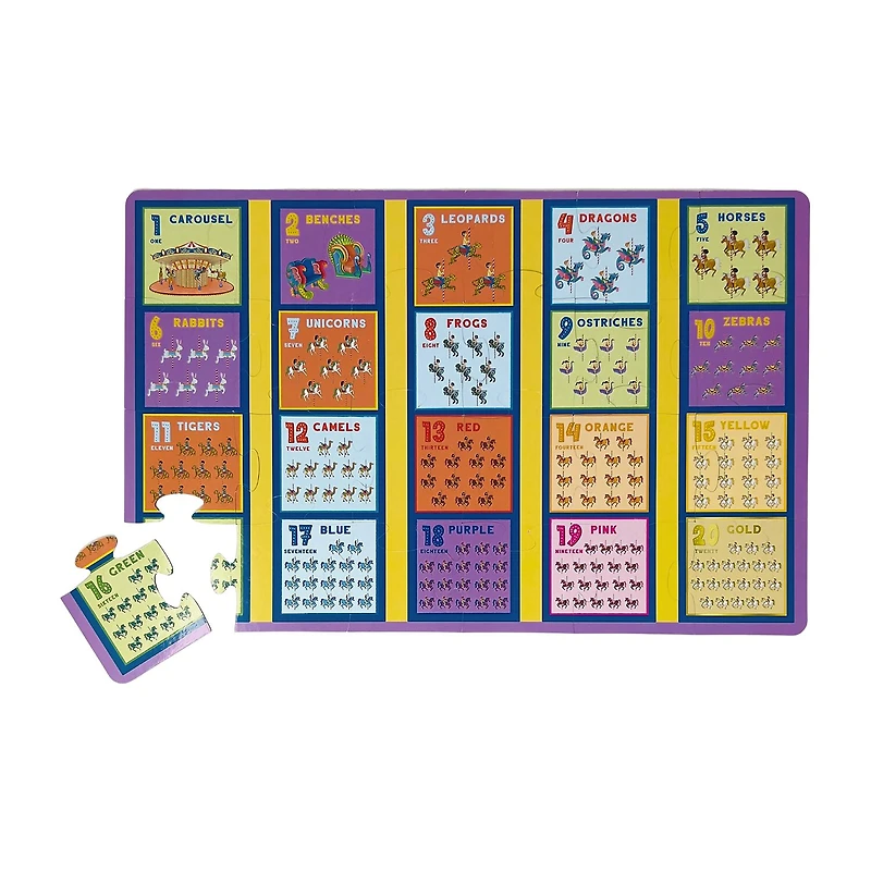 Upbounders Joyful Carousel 24pc 2-Sided Jumbo Puzzle