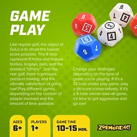 Zobmondo Golo Golf Dice Game Travel Game