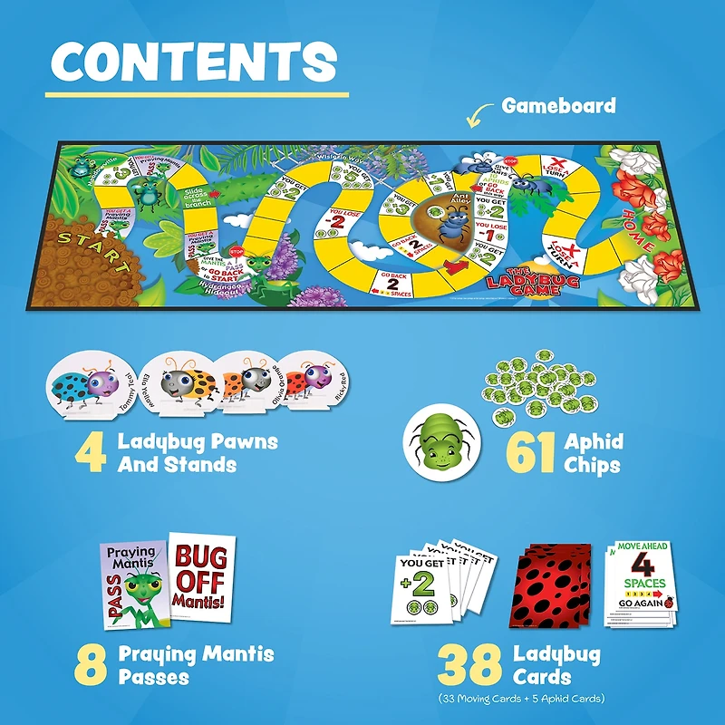 Zobmondo The Ladybug Board Game Board Game