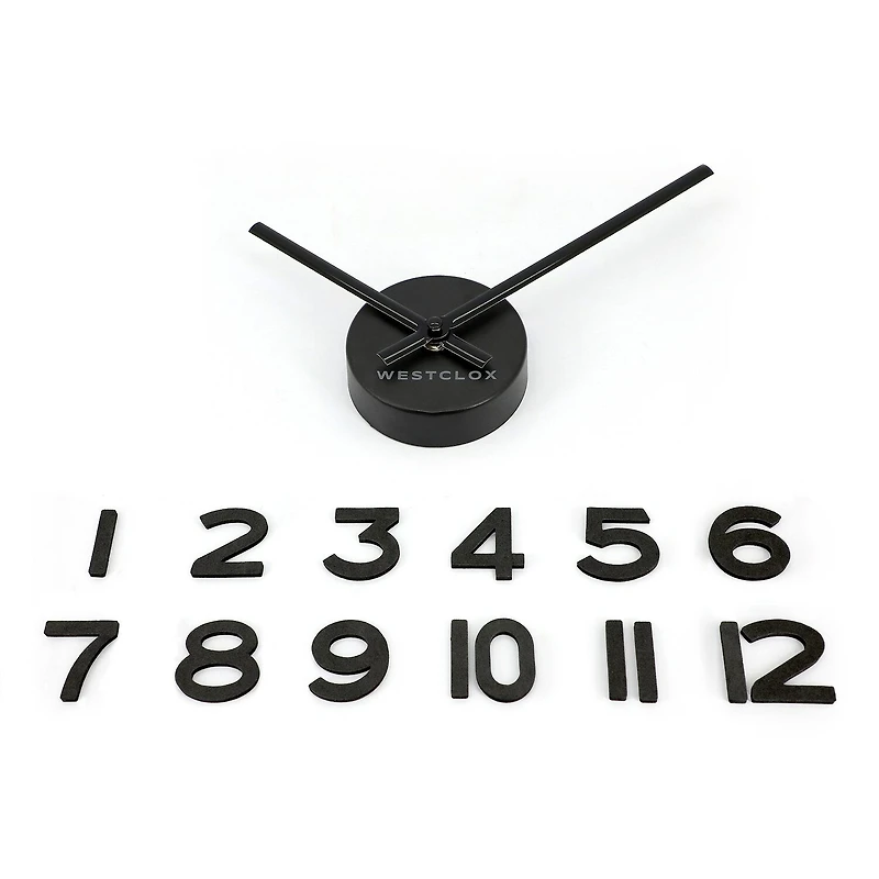 Westclox 20" Floating Numbers Wall Clock