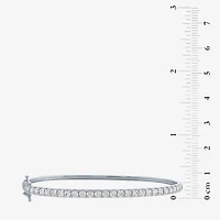 (G-H / Si2-I1) 2 CT. T.W. Lab Grown White Diamond 14K or Yellow Gold Bangle Bracelet