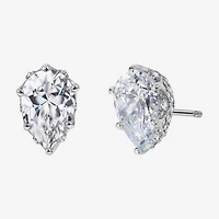 Diamonart Marilyn Monroe 7 1/4 Ct. T.W. White Cubic Zirconia Platinum Over Silver 13.2mm Round Stud Earrings