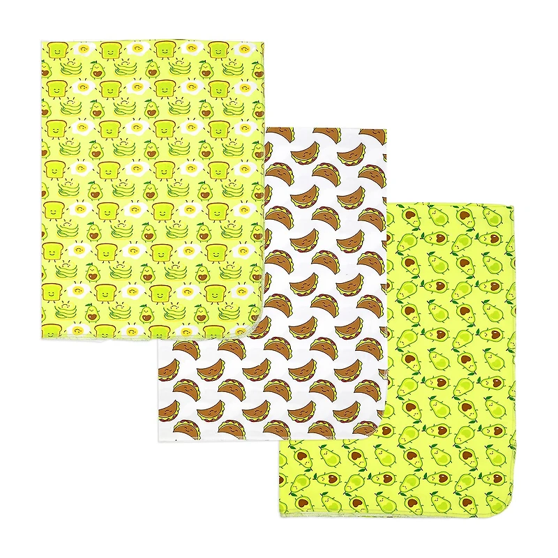 3 Stories Trading Company 3-pc. Swaddle Blanket