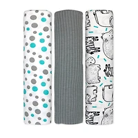 3 Stories Trading Company 3-pc. Swaddle Blanket