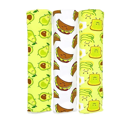 3 Stories Trading Company 3-pc. Swaddle Blanket