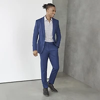 J. Ferrar Ultra Comfort Mens Super Slim Fit Flat Front Suit Pant