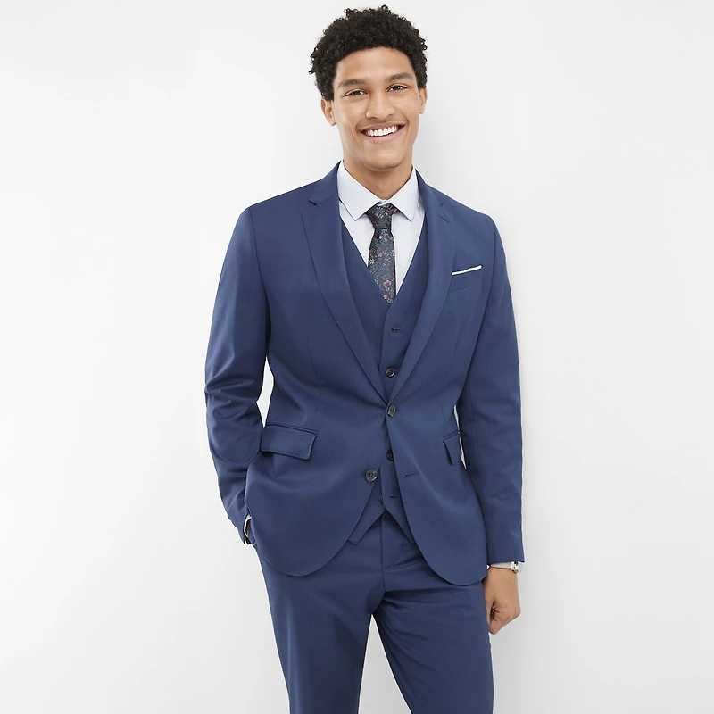 J. Ferrar Mens Slim Fit Suit Vest