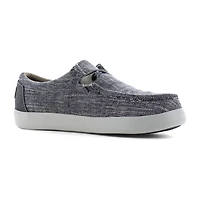 Volcom Work 30801 Mens Moc Closed Toe Shoes Wide Width