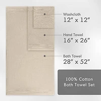 510 Design 100% Cotton 12-pc. Quick Dry Bath Towel Set