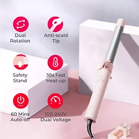 TYMO Rota Ceramic Coating 1" Auto Rotating Curling Iron