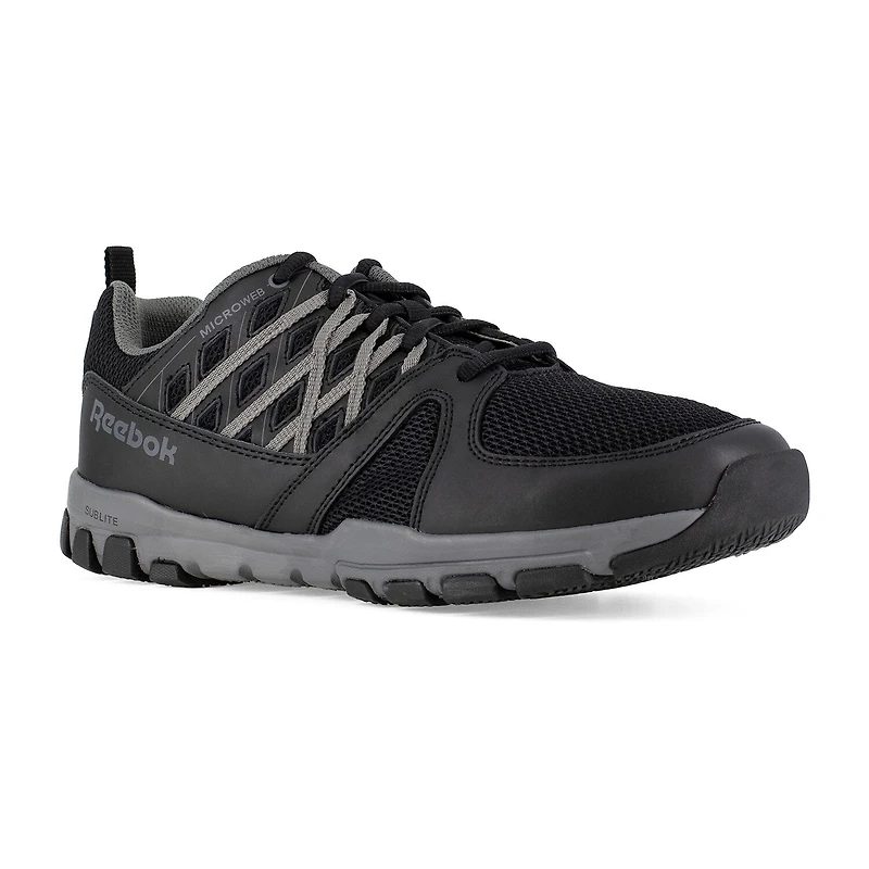 Reebok Work Rb415 Womens Round Closed Toe Shoes
