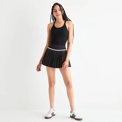 Arizona Womens Juniors Active Pleated Skirt