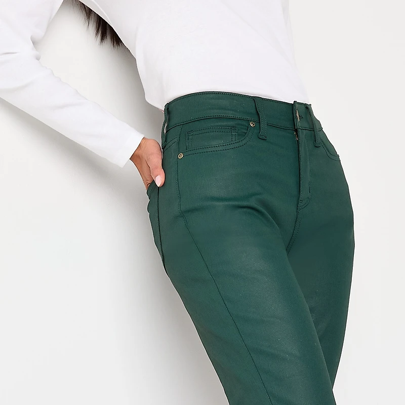St. John's Bay Womens Tall Mid Rise Straight Leg Jean