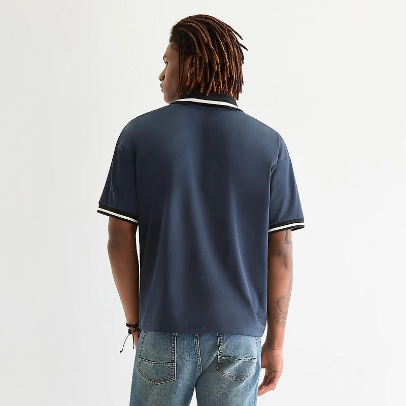 Arizona Mens V Neck Short Sleeve Jersey Polo