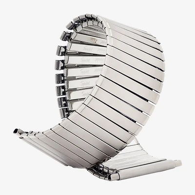 Speidel Unisex Adult Silver Tone Stainless Steel Watch Band