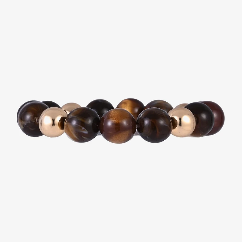 Mixit Womens Circle Beaded Bracelet