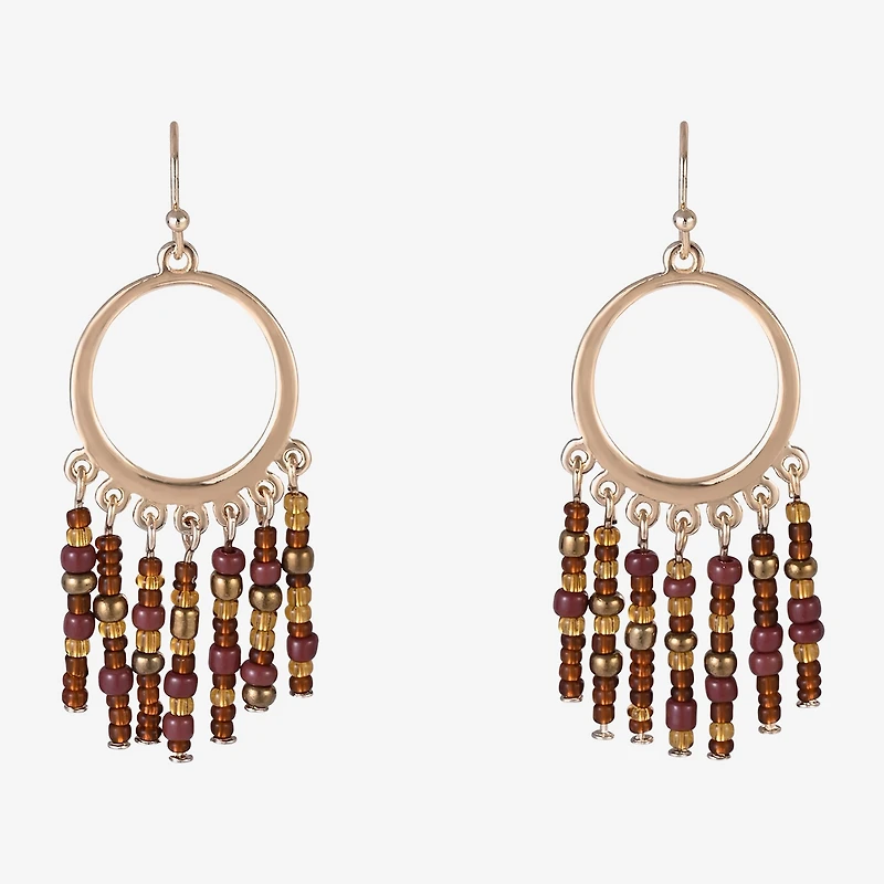Mixit Womens Oval Drop Earrings