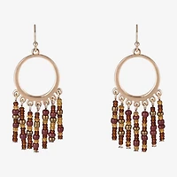 Mixit Womens Oval Drop Earrings