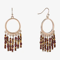Mixit Womens Oval Drop Earrings