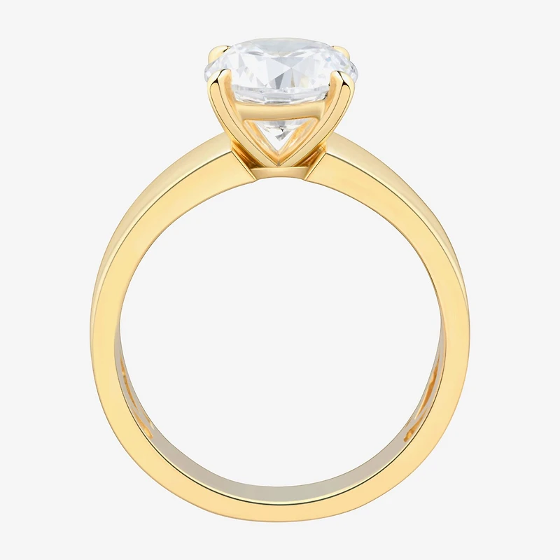Bridal Addiction (H-I / Si1-Si2) Womens 2 CT. T.W. Lab Grown White Diamond 14K Gold Round Solitaire Engagement Ring