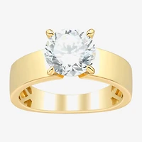 Bridal Addiction (H-I / Si1-Si2) Womens 2 CT. T.W. Lab Grown White Diamond 14K Gold Round Solitaire Engagement Ring