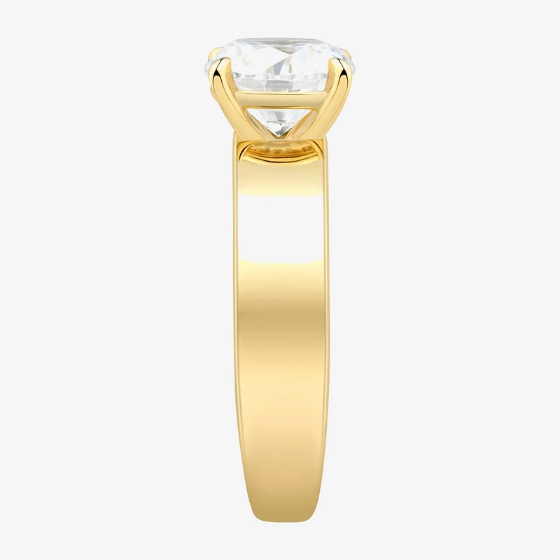 Bridal Addiction (H-I / Si1-Si2) Womens 2 CT. T.W. Lab Grown White Diamond 14K Gold Round Solitaire Engagement Ring