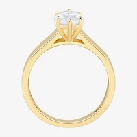 Bridal Addiction Womens 2 CT. T.W. Lab Grown White Diamond 14K Gold Marquise Solitaire Engagement Ring