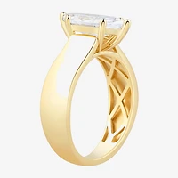 Bridal Addiction Womens 2 CT. T.W. Lab Grown White Diamond 14K Gold Marquise Solitaire Engagement Ring