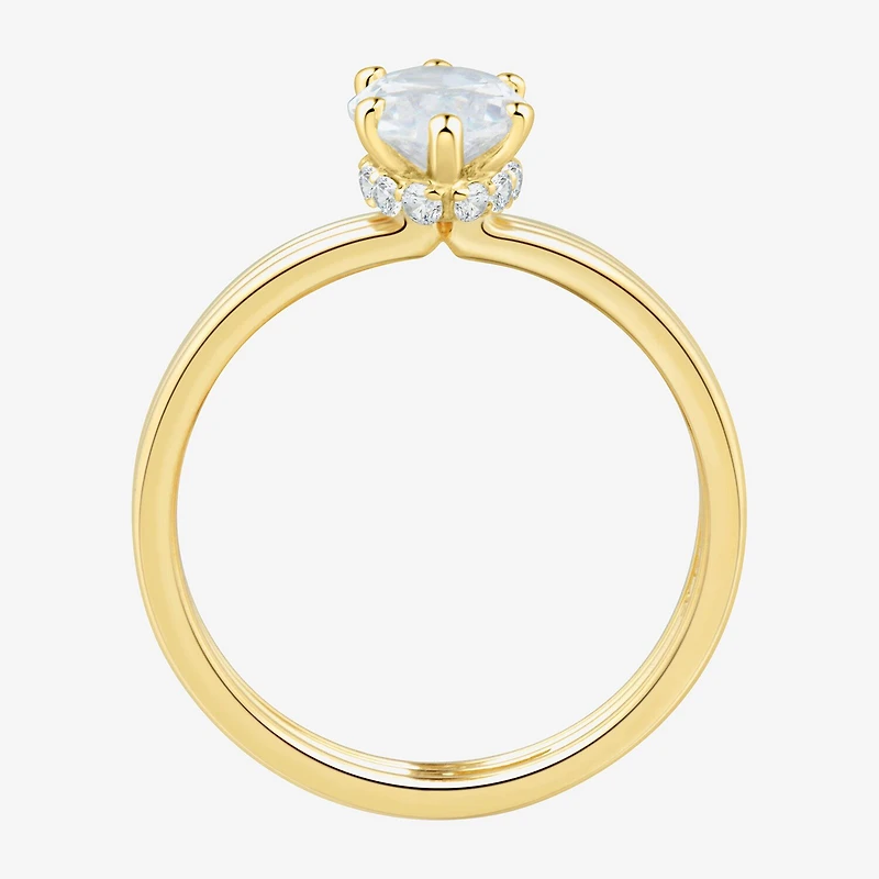 (H-I / Si1-Si2) Womens 1 5/8 CT. T.W. Lab Grown White Diamond 14K Gold Marquise Solitaire Engagement Ring