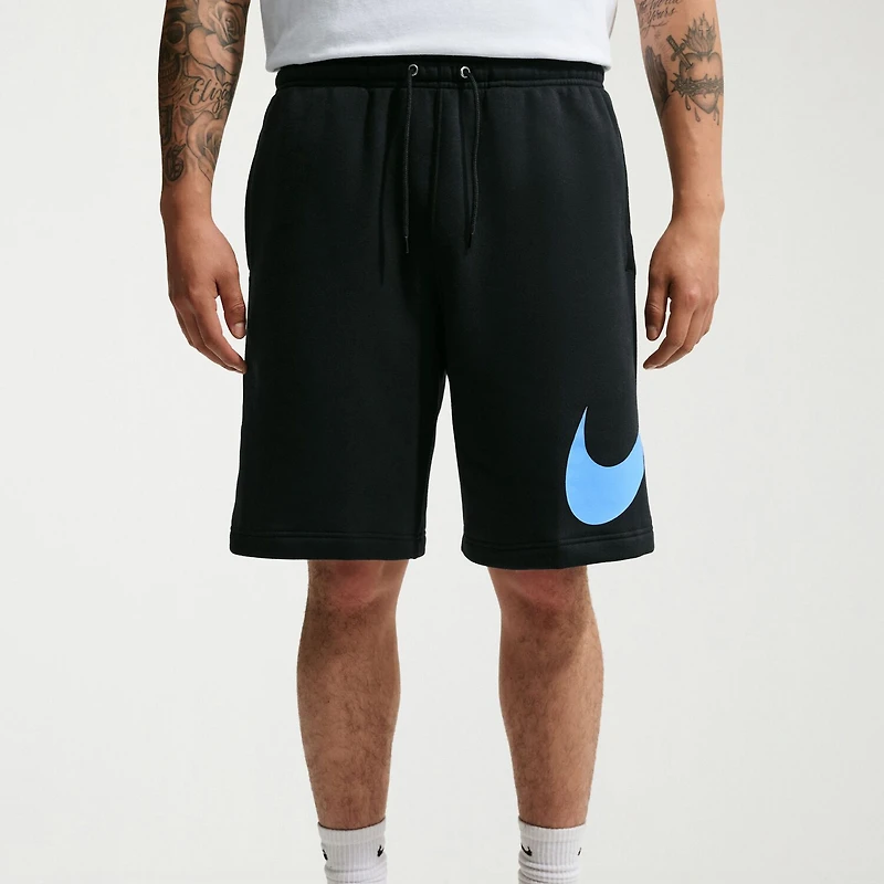 Nike Fleece Mens Mid Rise 11" Basketball Short