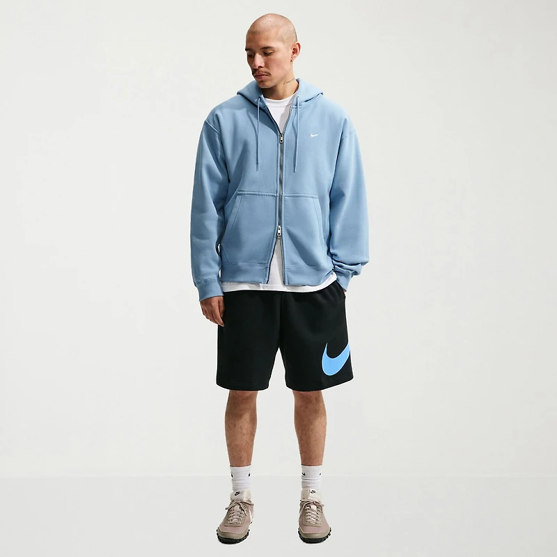 Nike Fleece Mens Mid Rise 11" Basketball Short