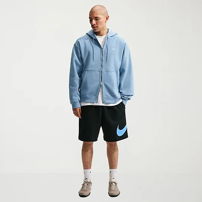 Nike Fleece Mens Mid Rise 11" Basketball Short