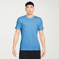 Nike Embroidered Logo Mens Crew Neck Short Sleeve Active T-Shirt