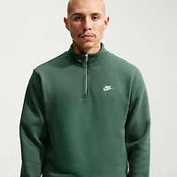 Nike Fleece Mens Mock Neck Long Sleeve Sweatshirt