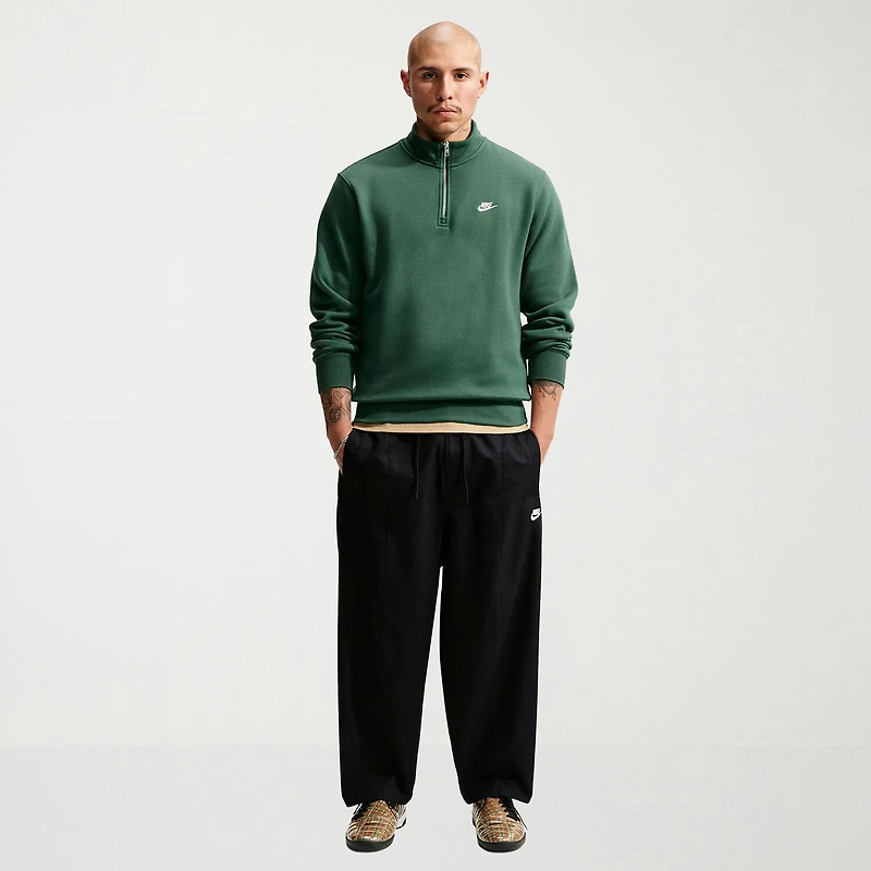 Nike Fleece Mens Mock Neck Long Sleeve Sweatshirt