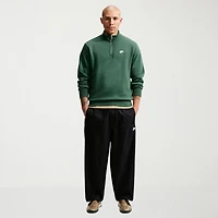 Nike Fleece Mens Mock Neck Long Sleeve Sweatshirt