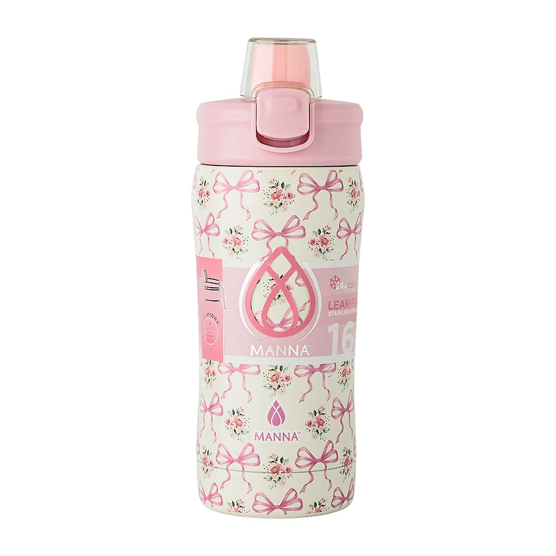 Hydragear 3D Bow 16oz. Push Water Bottle