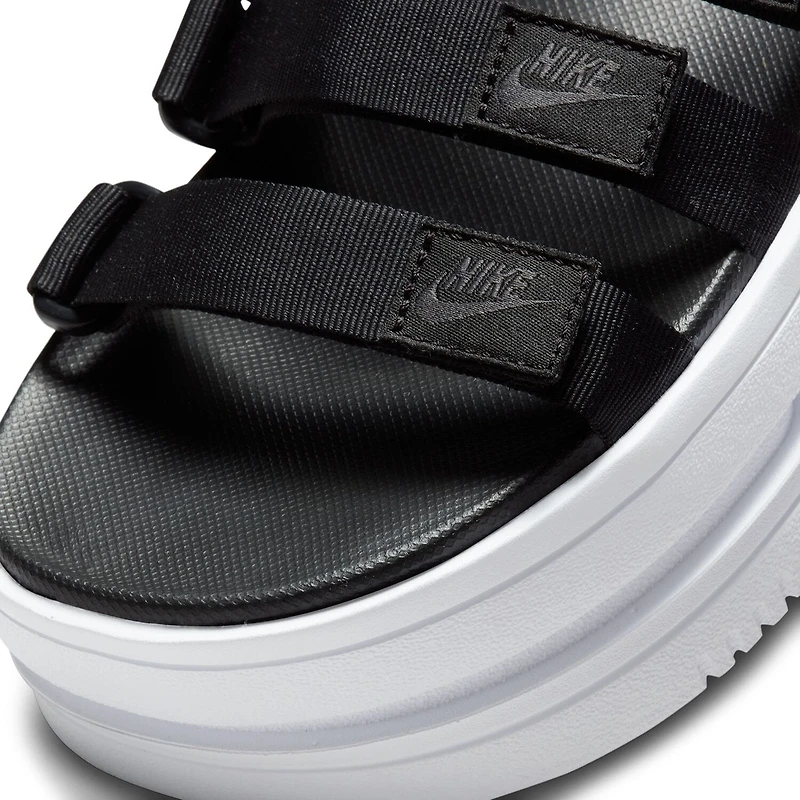 Nike Icon Classic Platform Womens Adjustable Strap Footbed Sandals
