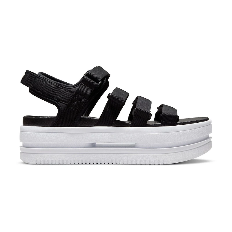 Nike Icon Classic Platform Womens Adjustable Strap Footbed Sandals