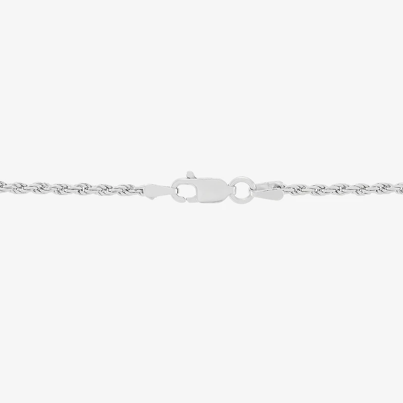 Cross Mens Sterling Silver Cross 20 Inch Pendant Necklace