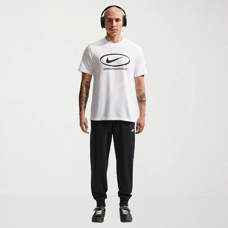Nike Mens Cuffed Mid Rise Regular Fit Knit Jogger Pant