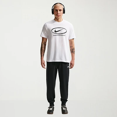 Nike Mens Cuffed Mid Rise Regular Fit Knit Jogger Pant