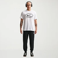 Nike Mens Cuffed Mid Rise Regular Fit Knit Jogger Pant