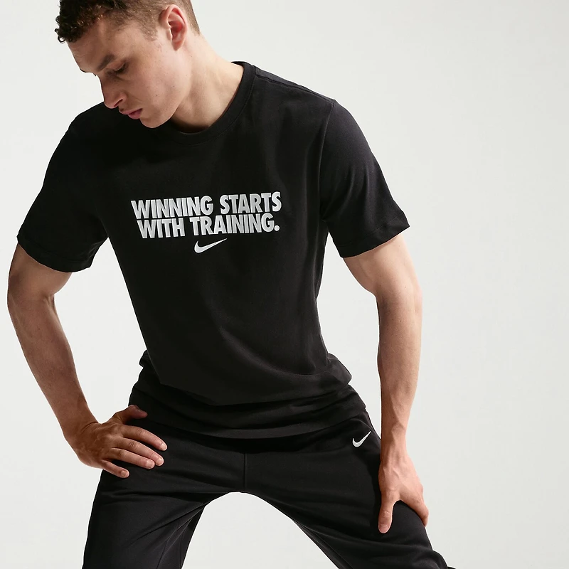 Nike Therma-Fit Mens Straight Mid Rise Regular Fit Workout Pant