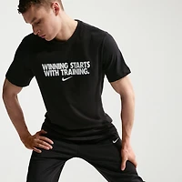 Nike Therma-Fit Mens Straight Mid Rise Regular Fit Workout Pant