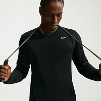 Nike Mens Crew Neck Long Sleeve Quick Dry Active Big and Tall T-Shirt