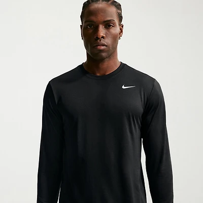 Nike Mens Crew Neck Long Sleeve Quick Dry Active Big and Tall T-Shirt