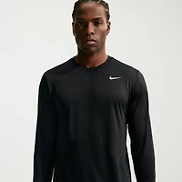 Nike Mens Crew Neck Long Sleeve Quick Dry Active Big and Tall T-Shirt
