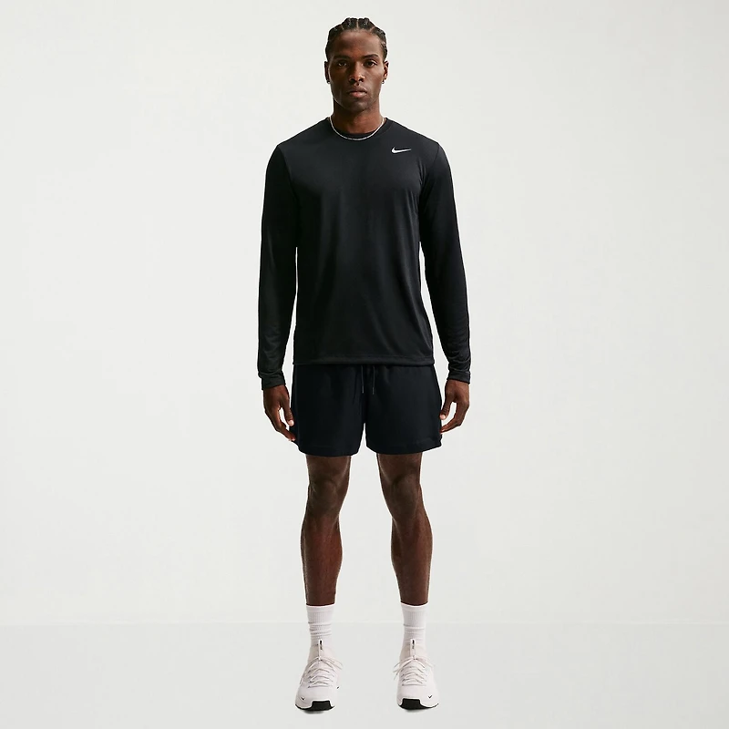 Nike Mens Crew Neck Long Sleeve Quick Dry Active Big and Tall T-Shirt