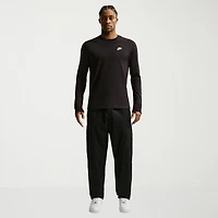Nike Club Mens Crew Neck Long Sleeve Quick Dry Active Big and Tall T-Shirt
